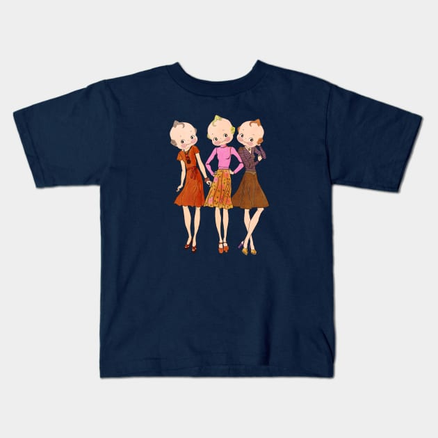 Kewpie Doopie Kids T-Shirt by VultureVomitInc